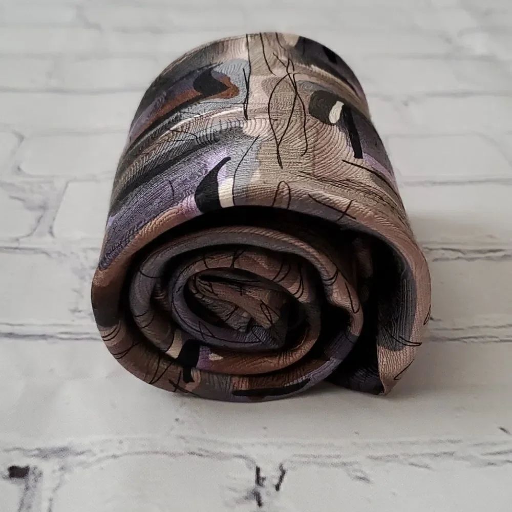 💜Vintage J. Garcia Necktie "Overlooking The Desert"